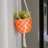 Macrame Plant Holder - offwhite
